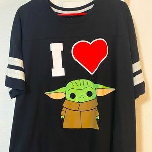 I love Baby Yoda shirt size 2X